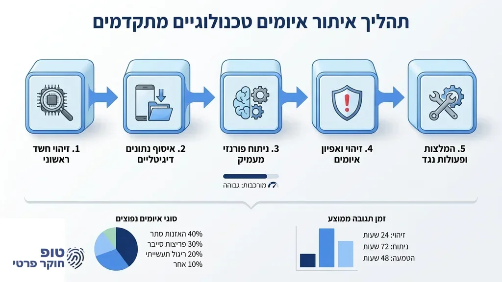 מעבדת סייבר מתקדמת לבדיקת האזנות סתר וניתוח מכשירים ניידים