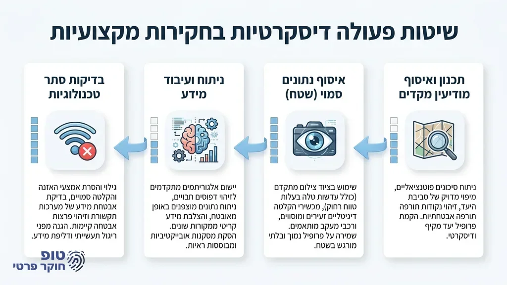 ציוד צילום מקצועי ומשקפת מונחים על מושב רכב, מסמלים מעקב דיסקרטי של חוקר פרטי